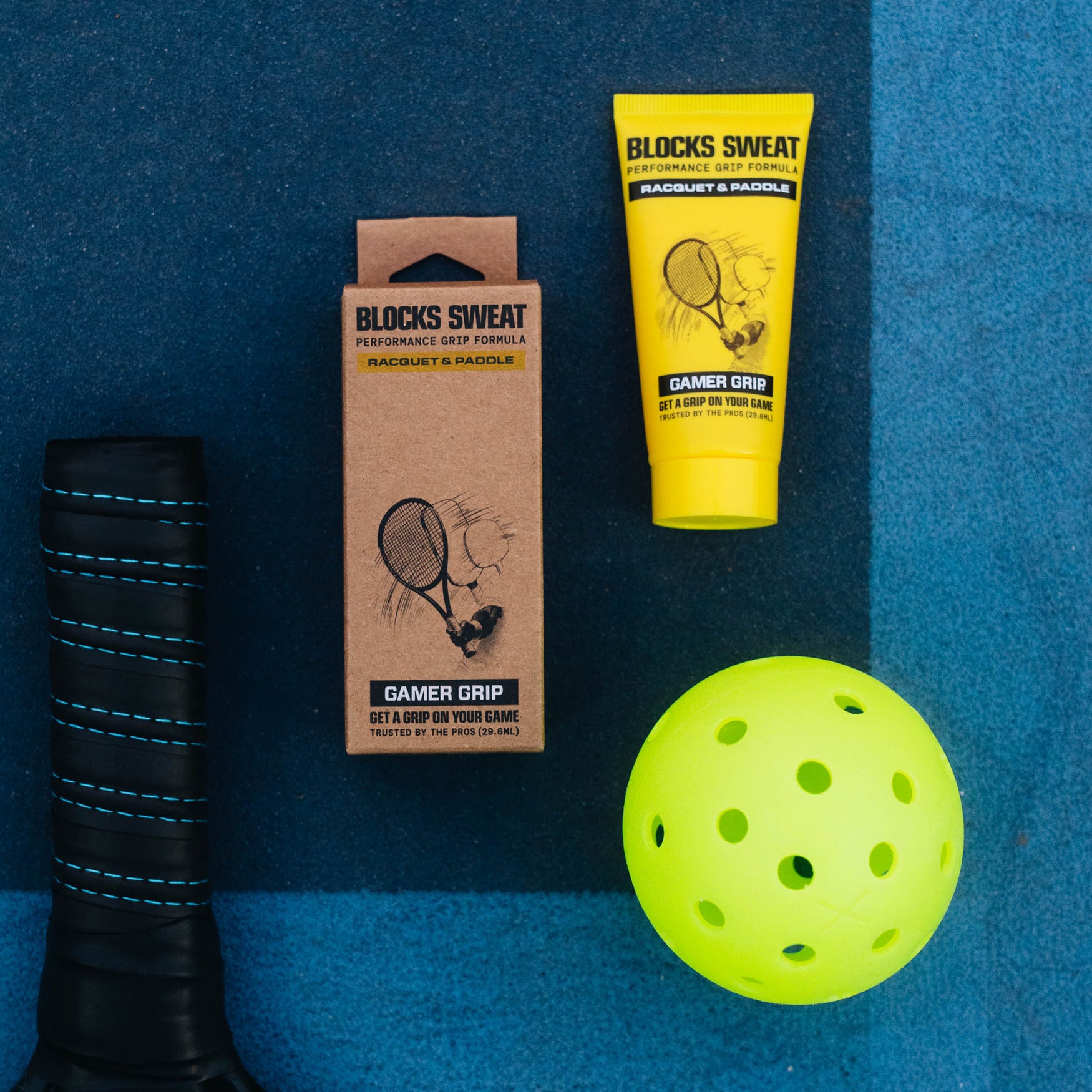 Racquet sports with Gamer Grip